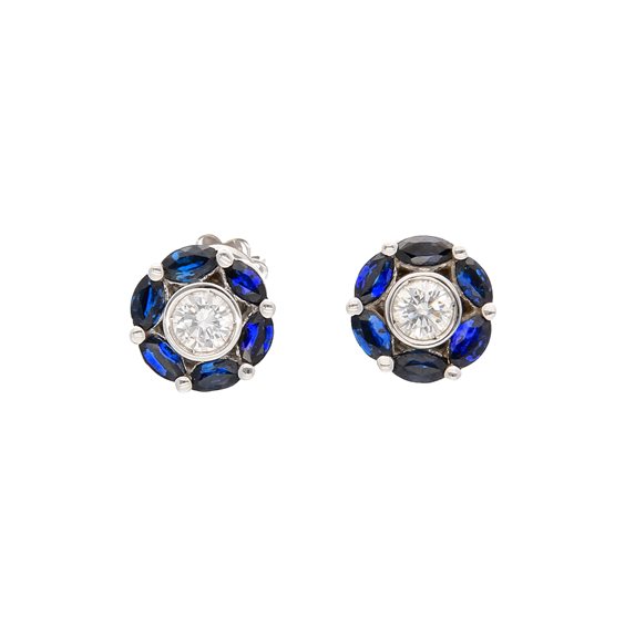 Boucles d'oreilles Crivelli Femme ZAFFIRO in Or blanc Zaffiro 1.20 Ct 10007426 - 10007426
